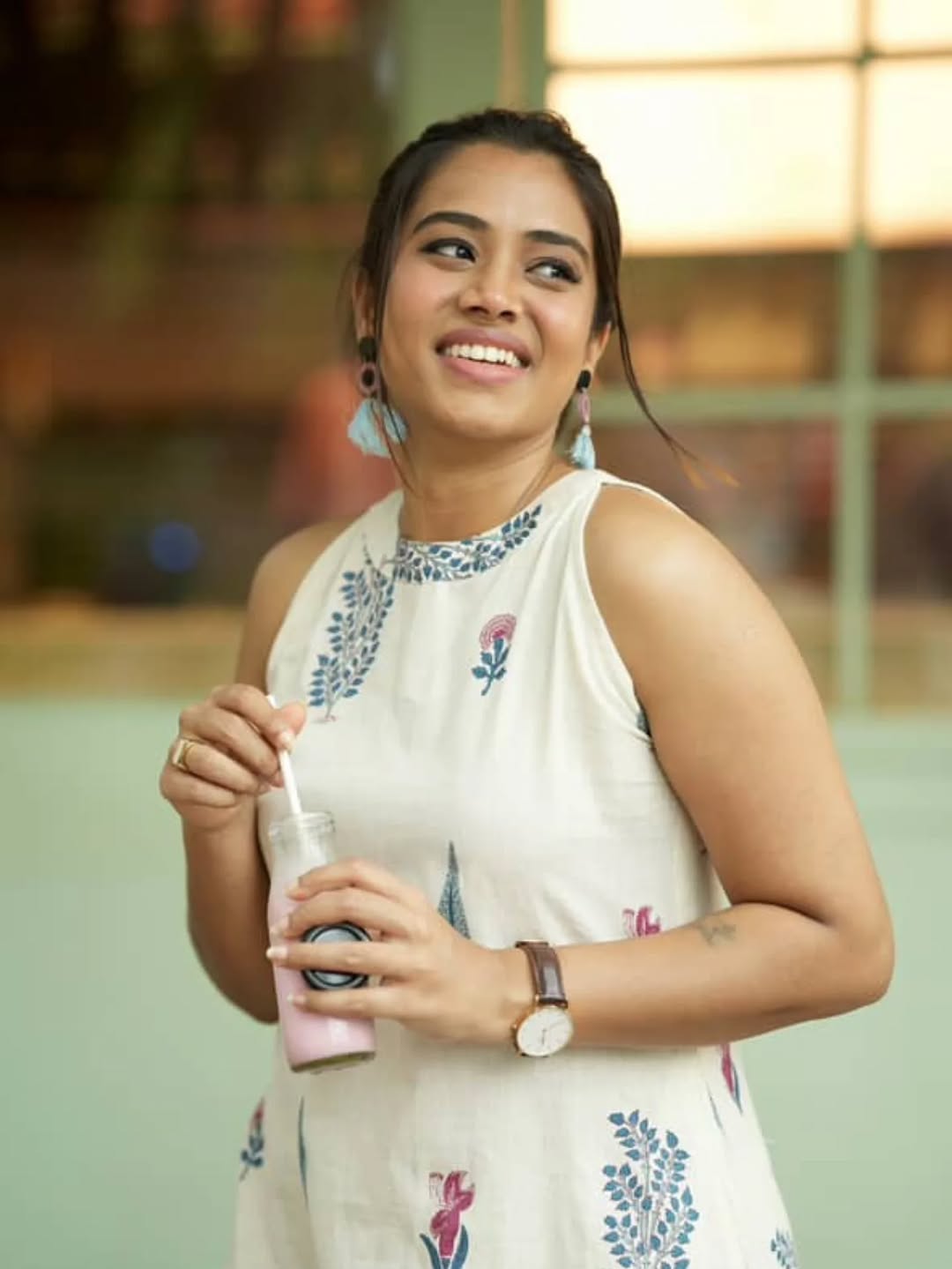 Cream Sleeves Royal Mughal Cotton Coord Set