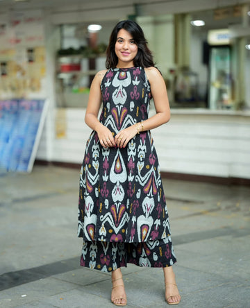 Somya black printed casual co-ord sets