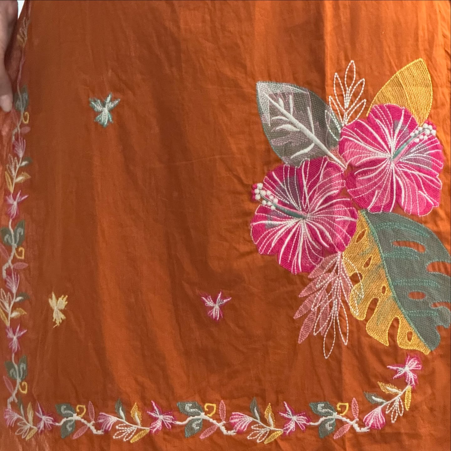 Hand Pearl Embroidered Kurta Palazzo Set