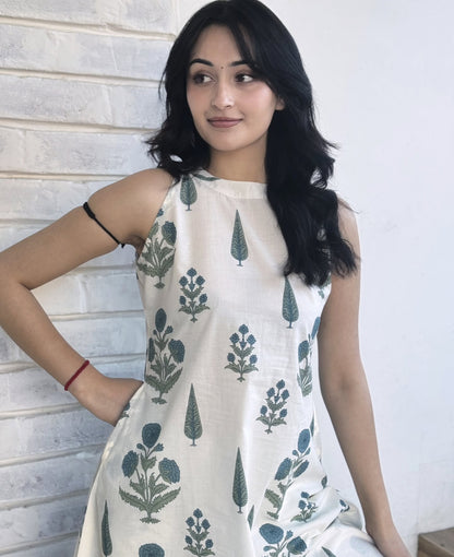 White tilak co-ord set