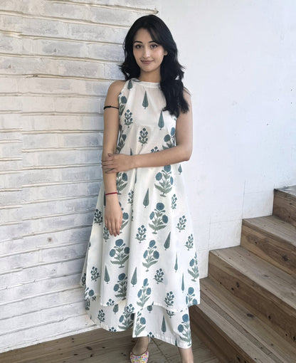 White tilak co-ord set